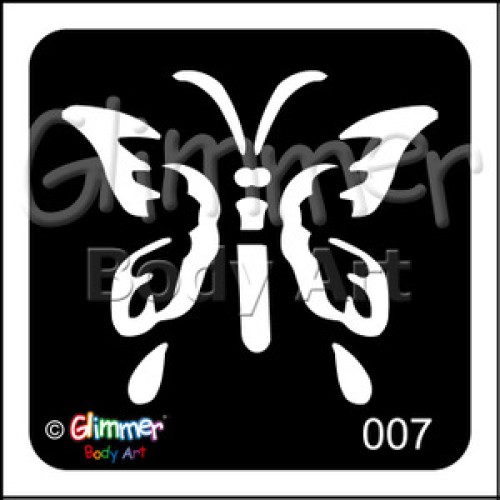 Glitter tattoo 007 Spring Butterfly Pack Of 5 (007 Spring Butterfly Pack Of 5)
